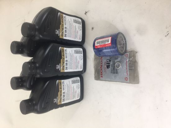 Picture of Oil (5 pcs) & Oil Filter With Drain Plug Gasket 