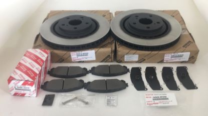 Picture of FRONT BRAKE ROTORS, TCMC PADS & SHIMS
